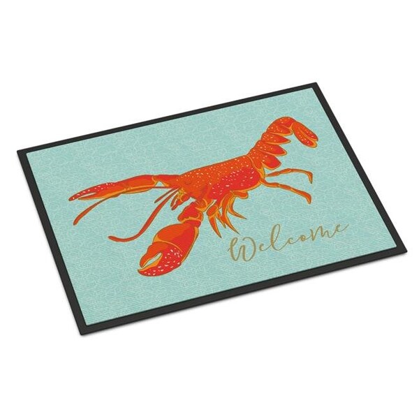 Carolines Treasures Carolines Treasures BB8534MAT Lobster Welcome Indoor or Outdoor Mat - 18 x 27 in. BB8534MAT - main
